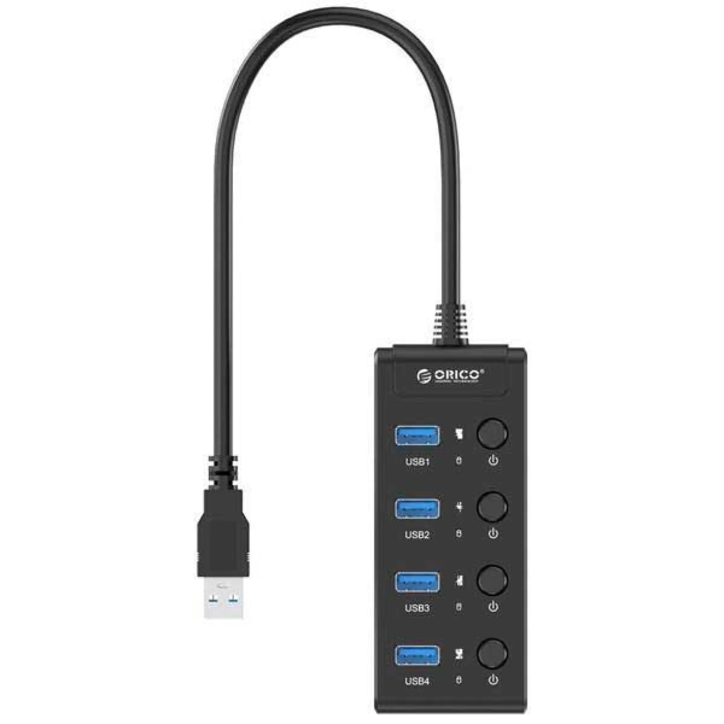 هاب اوریکو Orico W9PH4-U3-V1 USB3.0 4Port هاب اوریکو Orico W9PH4-U3-V1 USB3.0 4Port